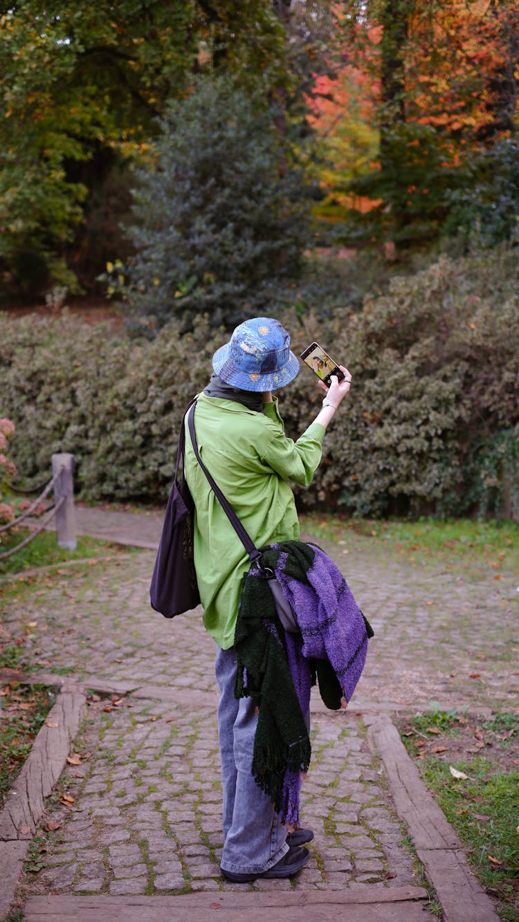 Girl Taking A Selfie 