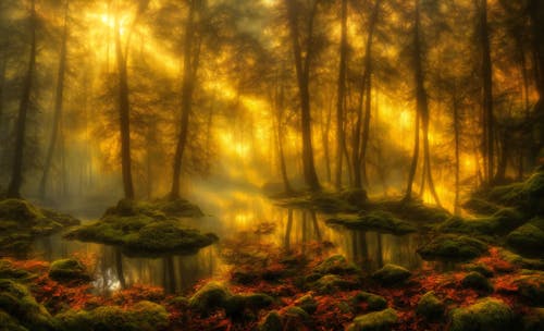 Foto profissional grátis de árvores, cenário, floresta