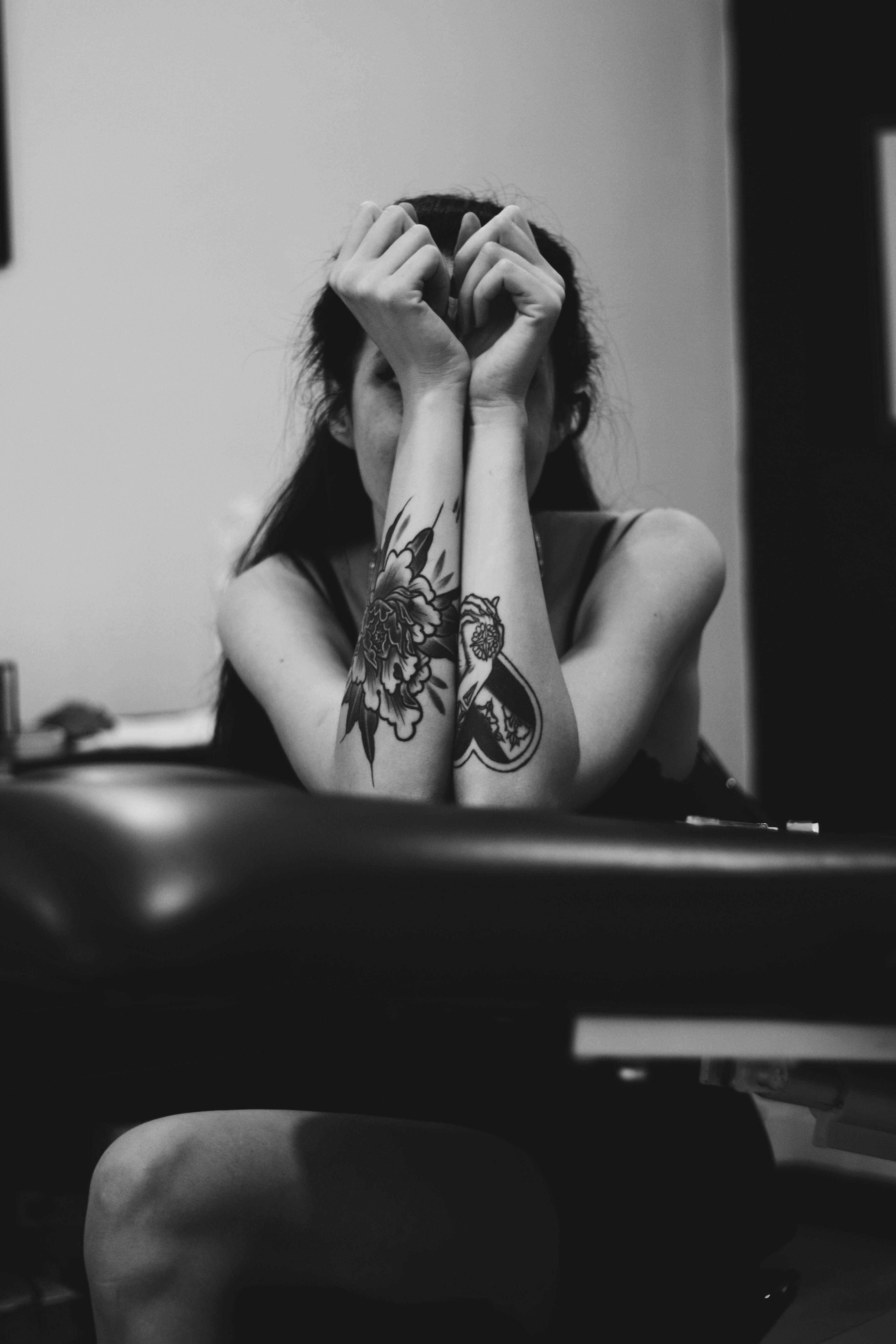 Tattoo Girl Stock Photos and Images - 123RF