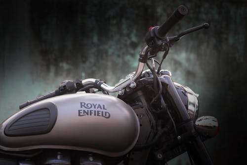 Close Up Photo of a Royal Enfield Motorbike