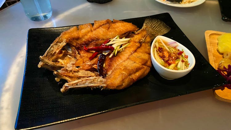 Fish On A Plate