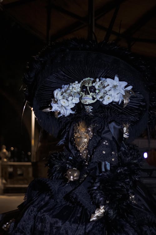 dia de los muertos, dikey atış, elbise içeren Ücretsiz stok fotoğraf