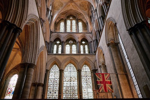 イギリスの旗, インテリア, 大聖堂の無料の写真素材