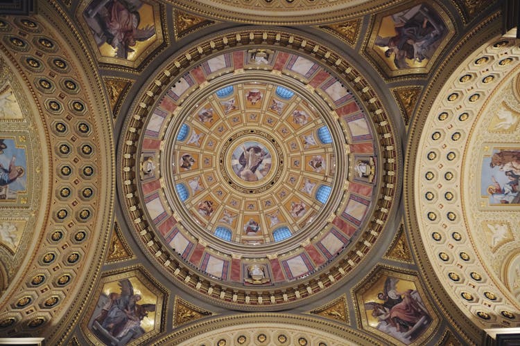 Decorative Ceiling In Cathedral