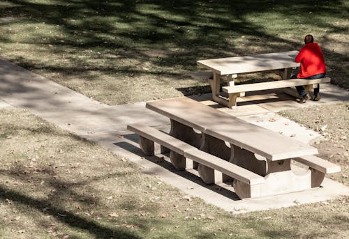 Concrete Picnic Table at a Park