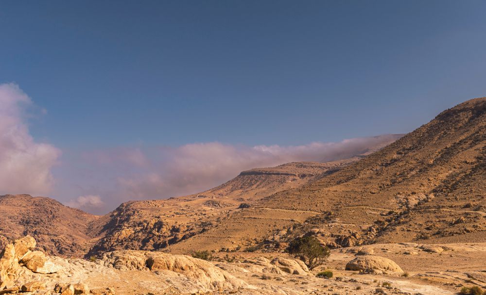 Vista de Madaba y su patrimonio de mosaicos bizantinos
