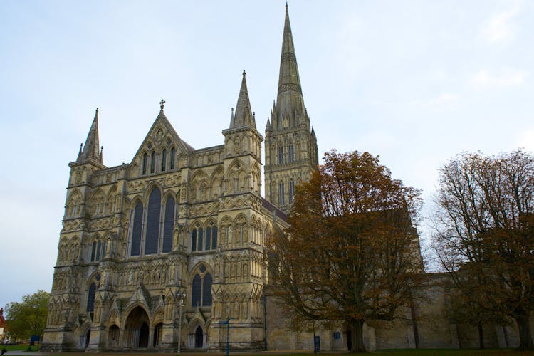 Facade Of Salisbury Cathedral