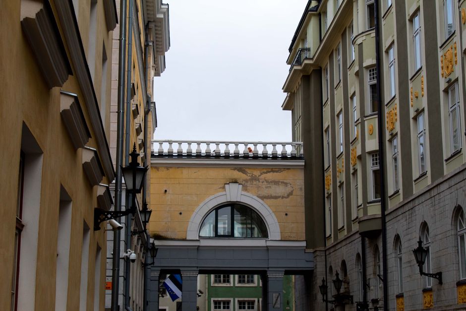 The modern exterior of a private medical clinic in Estonia, such as Confido