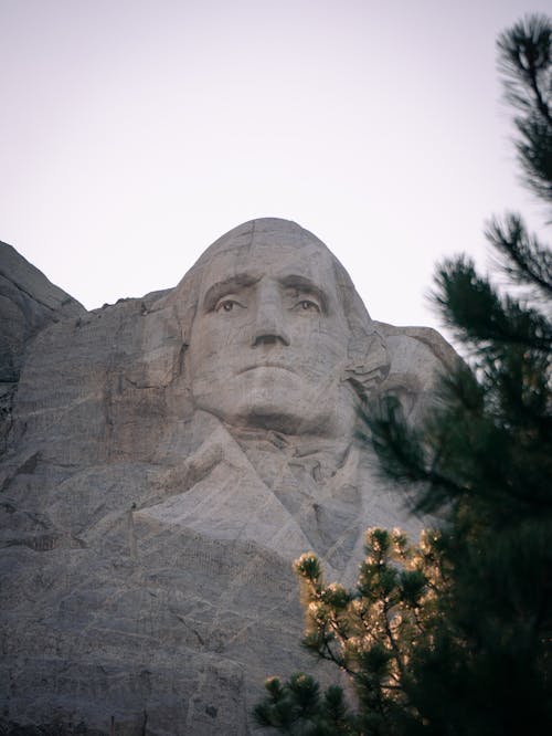 Face of George Washington on Mount Rushmore