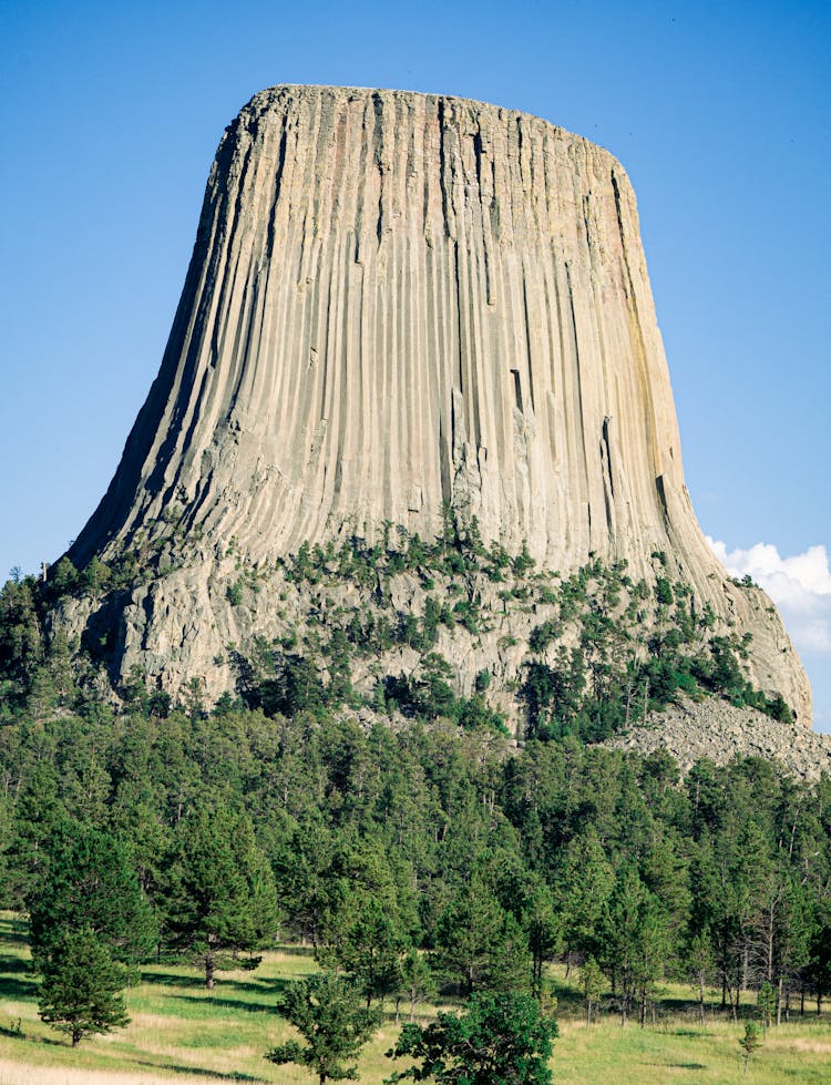 The Devils Tower National Monument In Wyoming