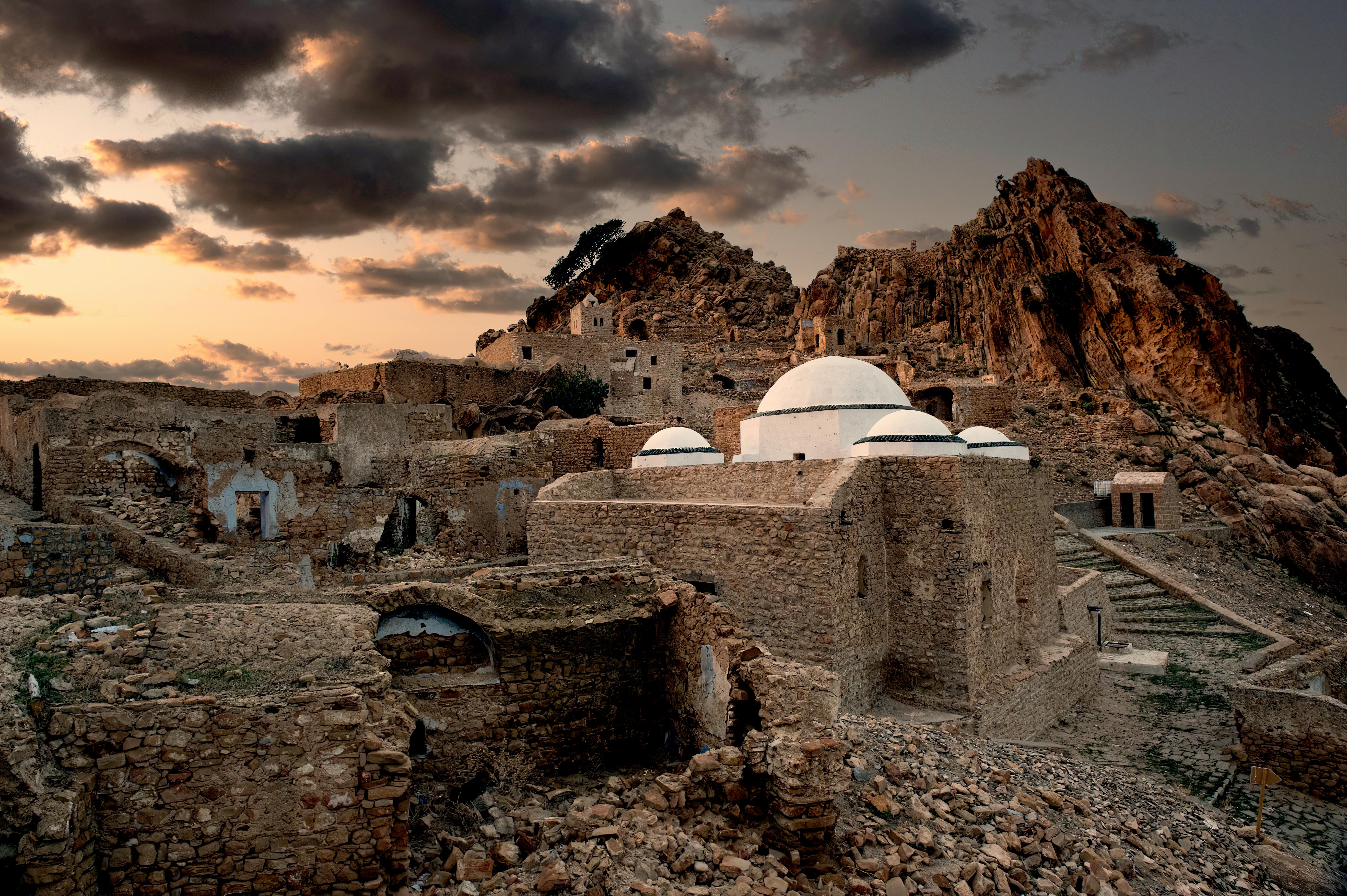 hidden secret abandoned berber village ruins of zriba olia zaghouan tunisia