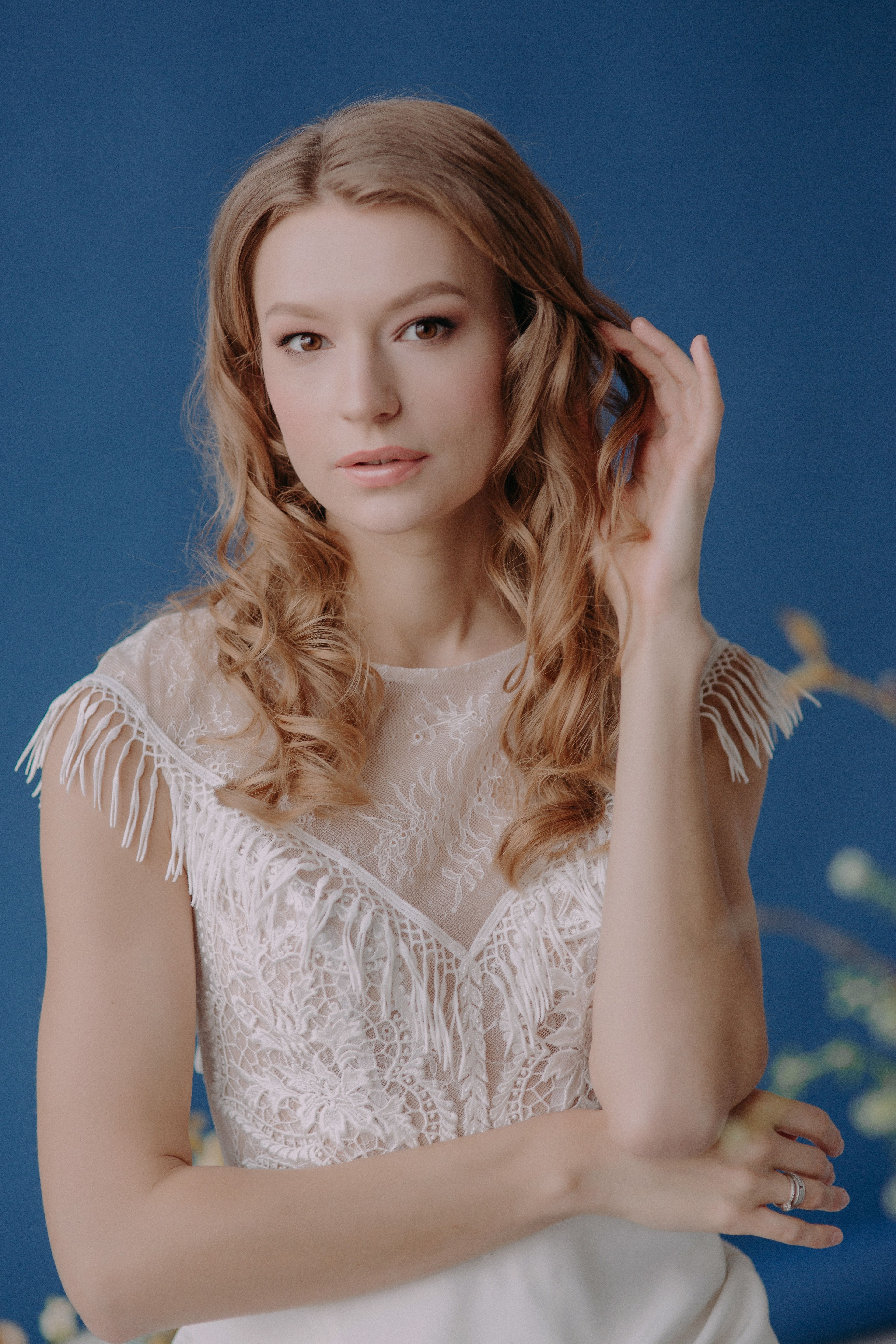 Portrait of a Beautiful Woman with Brown Hair · Free Stock Photo