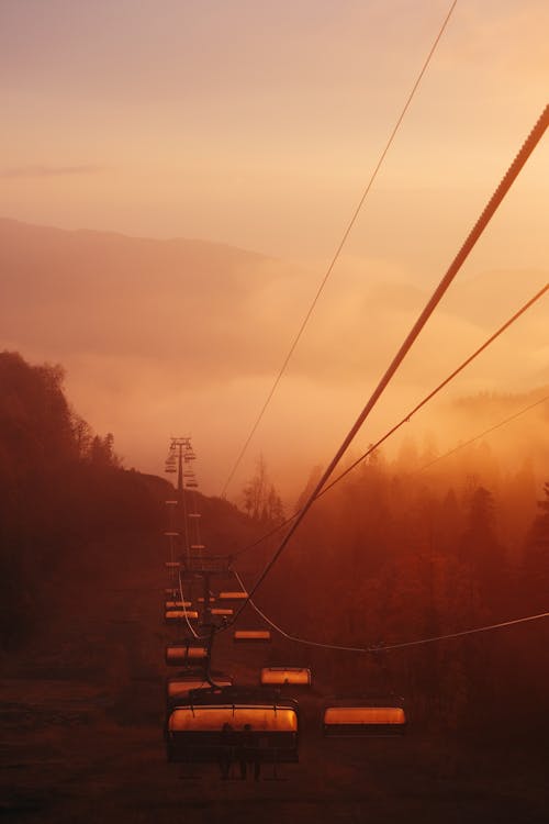 Kostenloses Stock Foto zu abend, berge, draußen