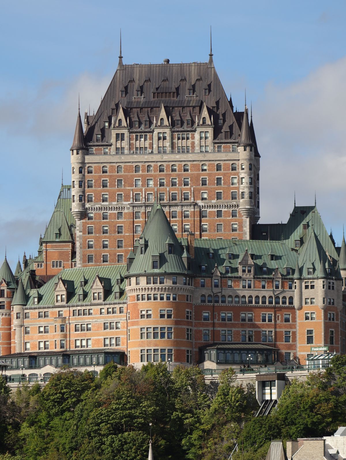 Fairmont Le Manoir Richelieu Casino Hotel historic cliffside castle in Charlevoix