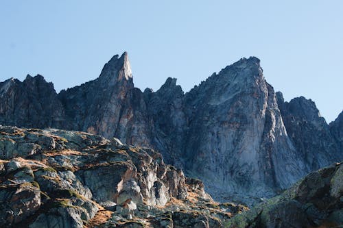 Rocky Mountain Under Blue Sky