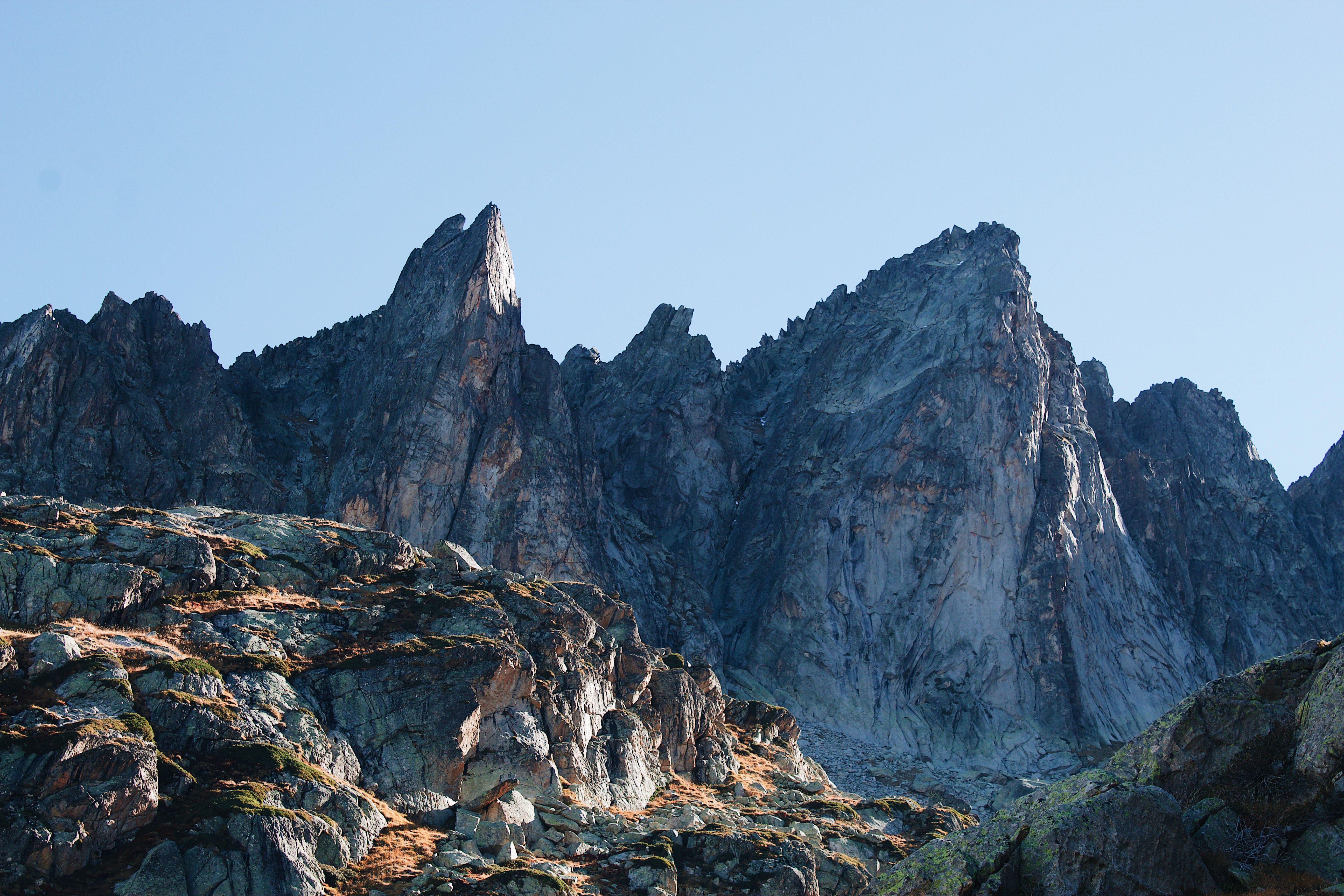 Rocky Mountain Under Blue Sky · Free Stock Photo