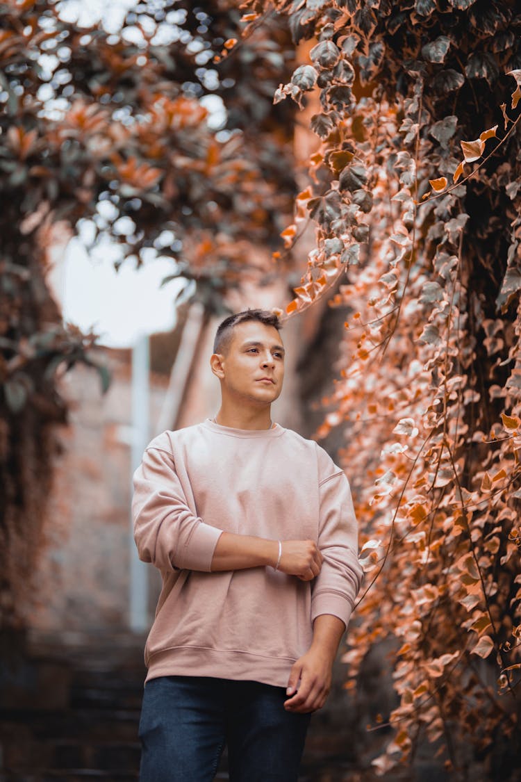 Photo Of Woman Wearing Pink Sweater