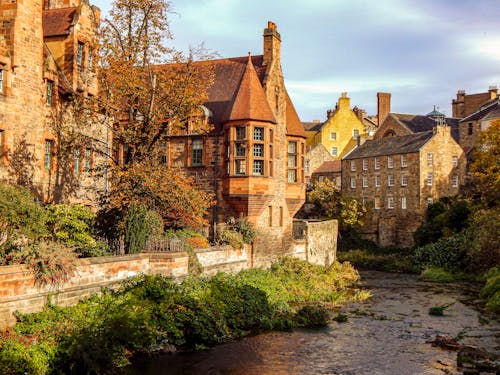 Základová fotografie zdarma na téma betonové domy, Edinburgh, kanál