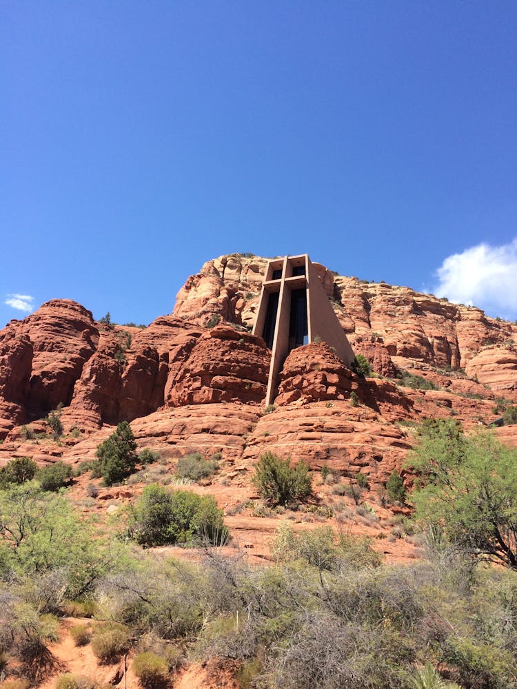 Chapel Of The Holy Cross Under Blue Sky