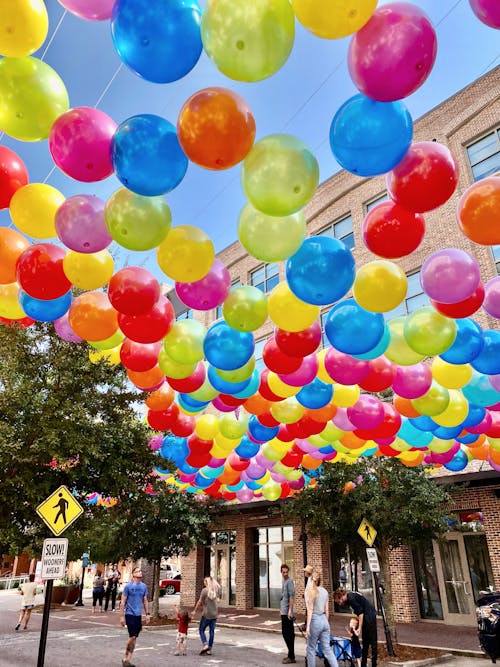 Gratis stockfoto met ballonnen, bubbels, heldere kleur