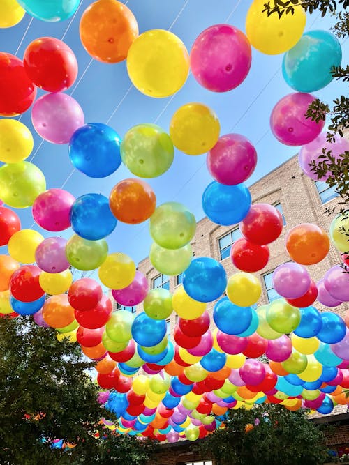 Gratis stockfoto met ballonnen, bubbels, heldere kleur