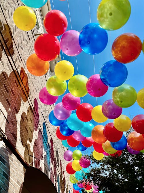 Gratis stockfoto met ballonnen, bubbels, heldere kleur