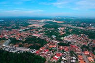 Bird's Eye View of Town