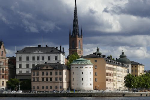 Free stock photo of steeple, stockholm