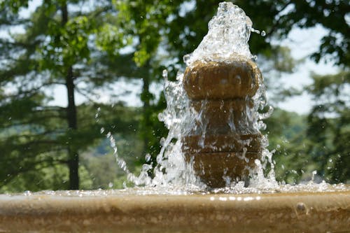 Free stock photo of fountain, splashing, sunny