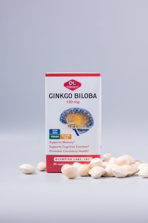 A Box of Gingko Biloba Supplements