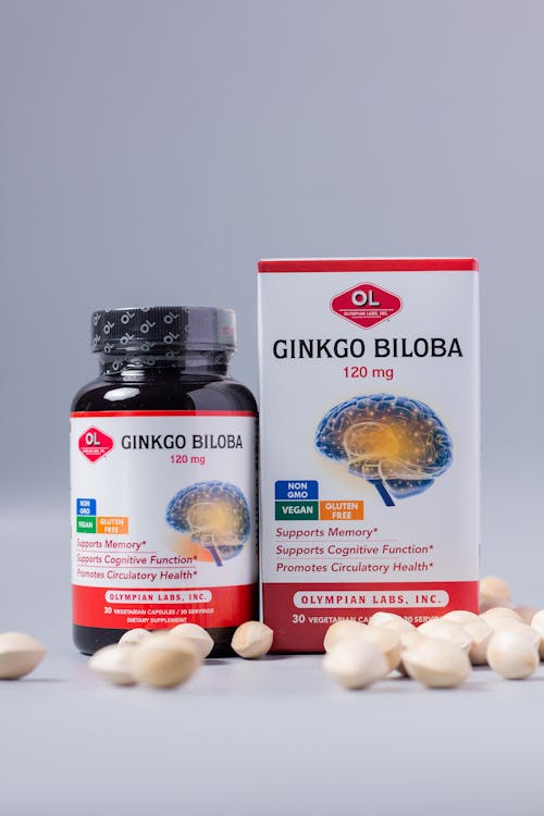 Pills with Ginkgo Biloba