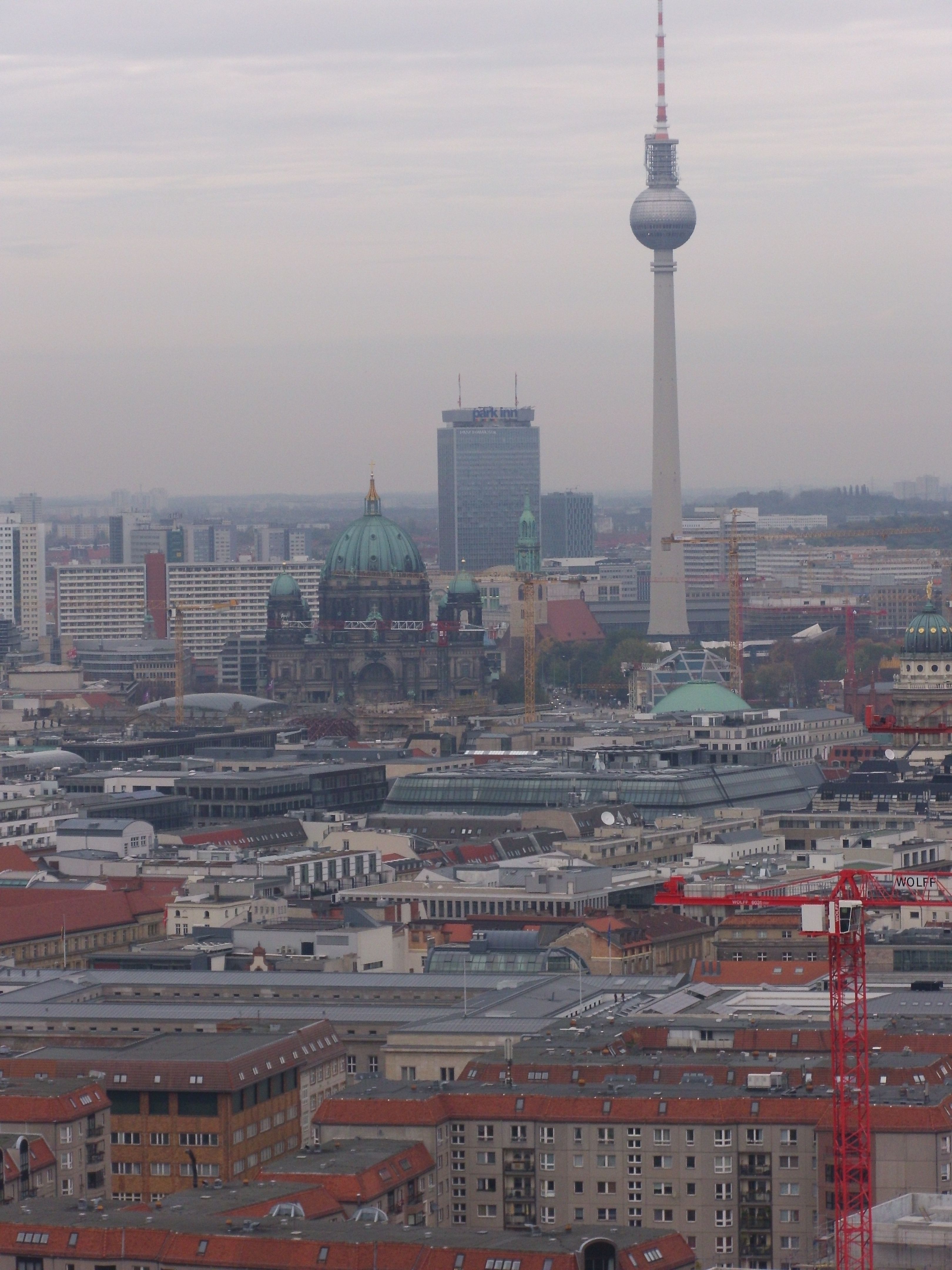 Cityscape Of Berlin With The View Of The Fernsehturm Television Tower cityscape-of-berlin-with-the-view-of-the-fernsehturm-television-tower