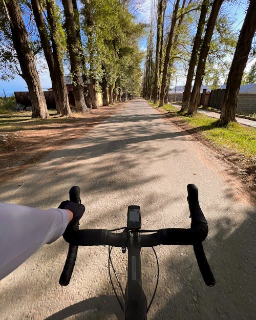 Hand on Bicycle Handlebar