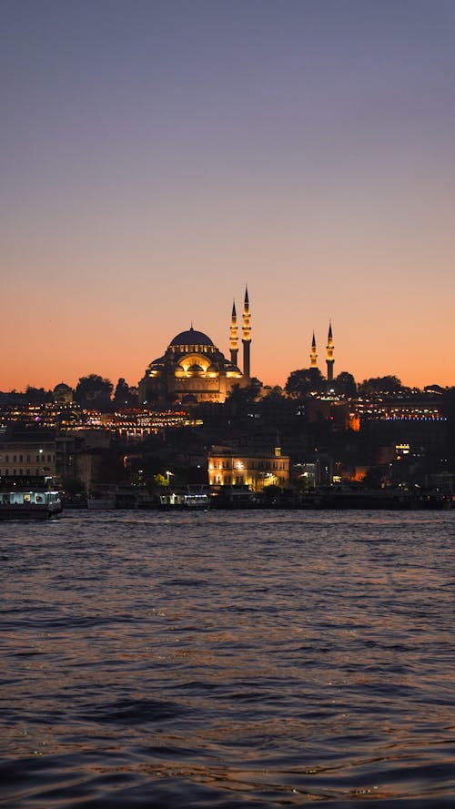 Suleymaniye Mosque During Golden Hour