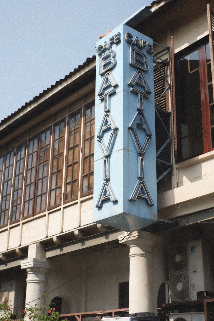 Exterior Of Cafe Batavia, Landmark In Kota Tua, Jakarta, Indonesia 