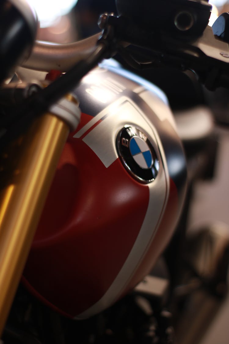 A Close-Up Shot Of A BMW R NineT