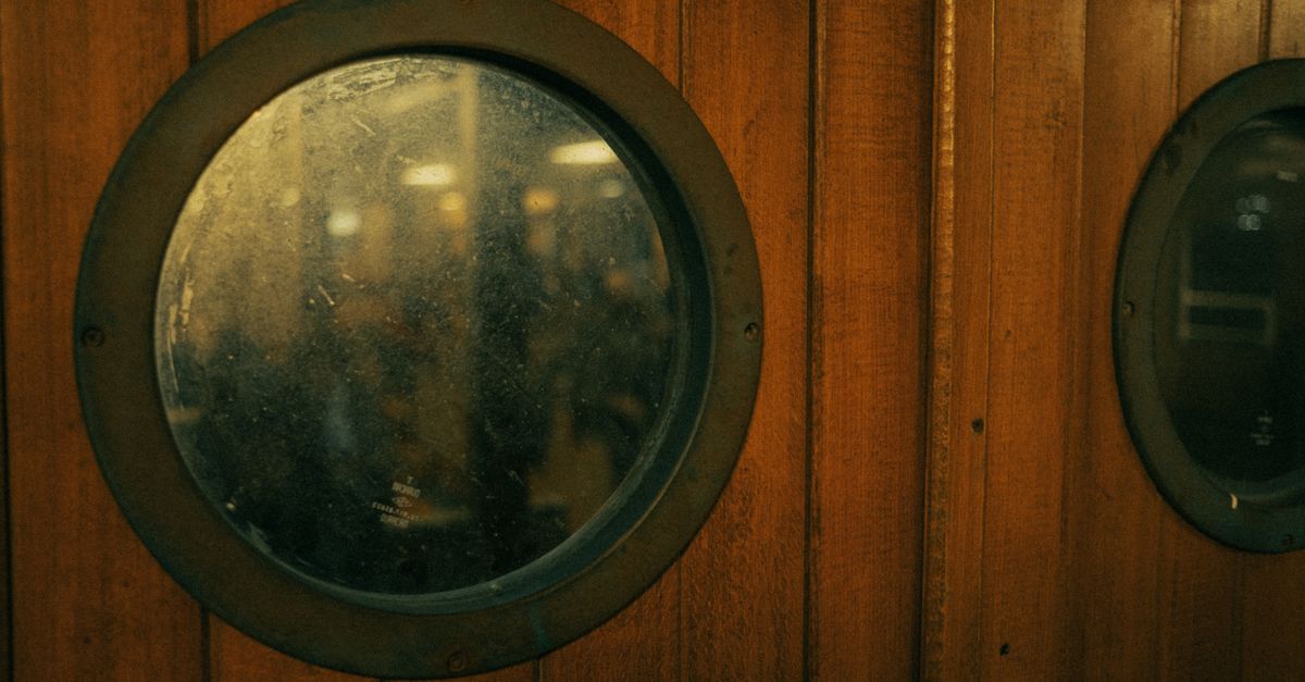 Round Window Scene Photograph of a Round Window · Free Stock Photo