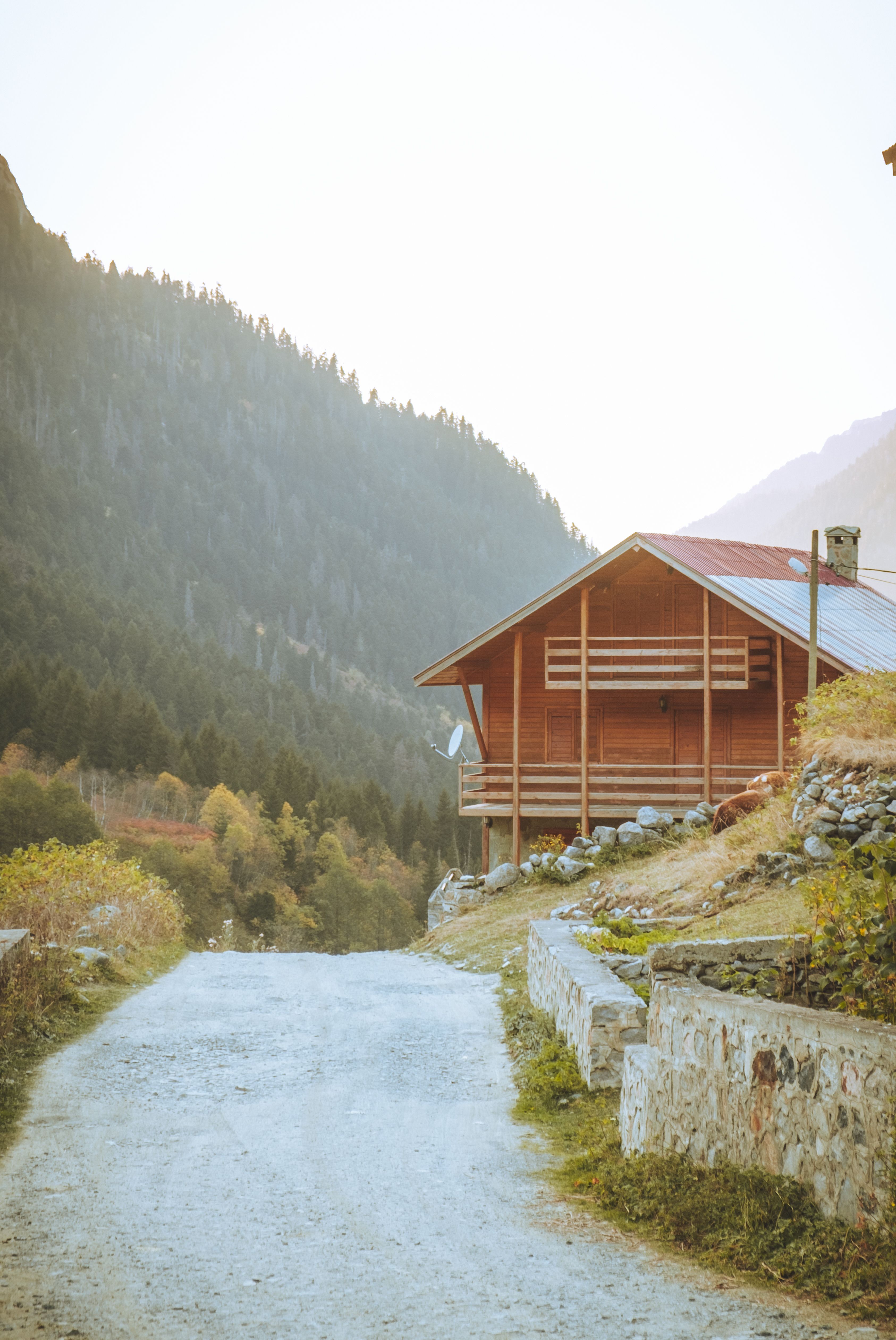 Wooden Cottage in Mountains · Free Stock Photo