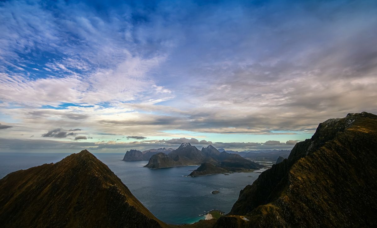 Lofoten desde el aire