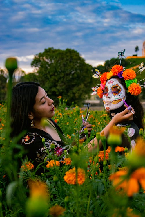 Бесплатное стоковое фото с catrina, dia de los muertos, haloween