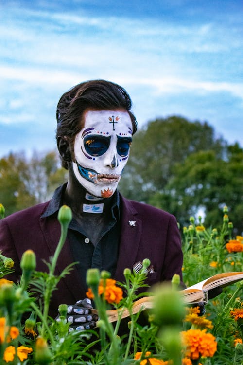 Бесплатное стоковое фото с dia de los muertos, haloween, вертикальный выстрел