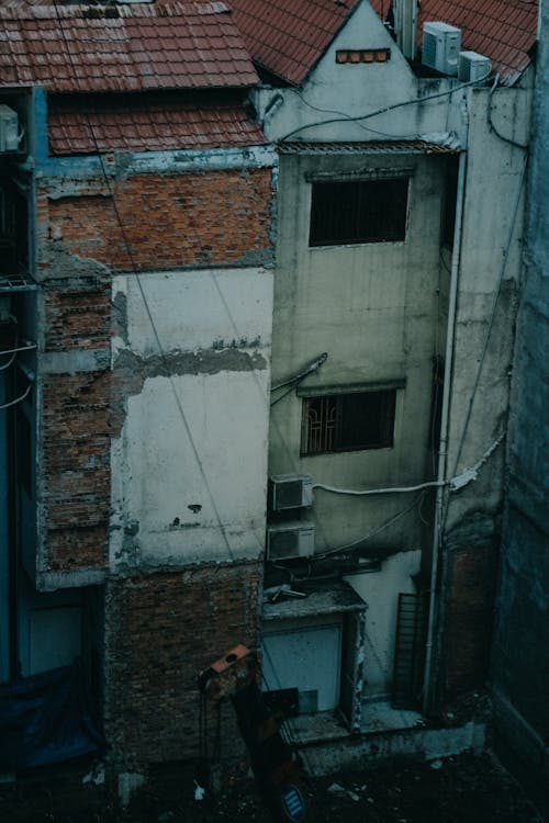 An Old Building with Brick Wall 