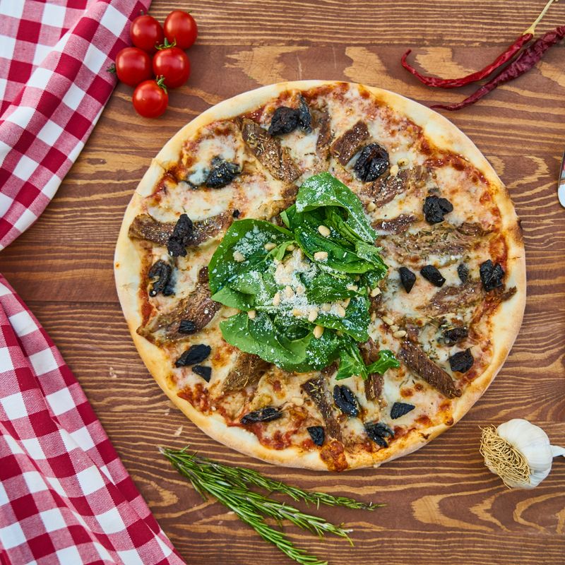 Italian Truffle and Fontina Pizza