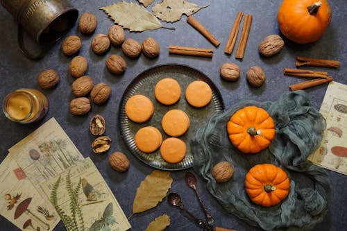 Gratis Immagine gratuita di autunno, bastoncini di cannella, biscotti Foto a disposizione