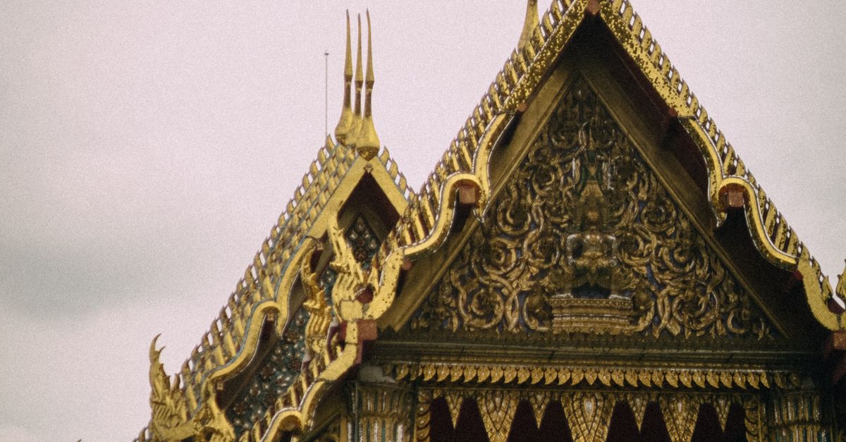 Ancient Architectural Design of a Buddhist Temple · Free Stock Photo