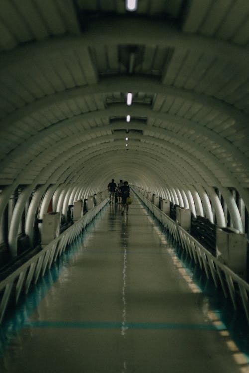 Walkway in a Subway 