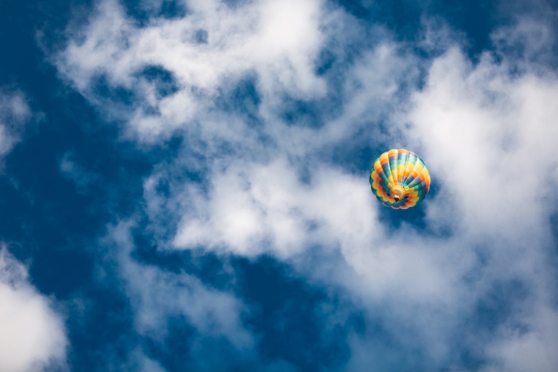 Heißluftballon In Der Luft