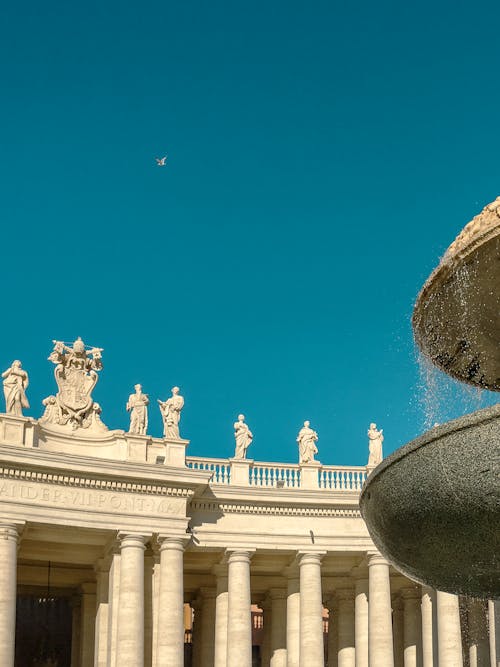 Gratis stockfoto met blauwe lucht, fontana del maderno, fontein