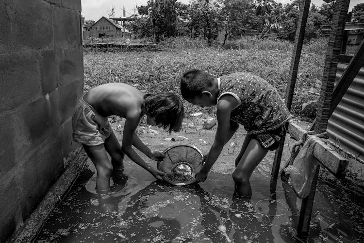 Street Child Playing