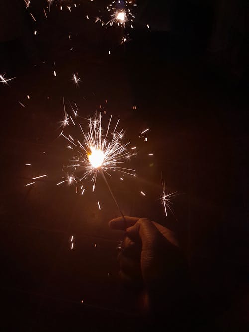 Immagine gratuita di avvicinamento, fuoco d'artificio, luci